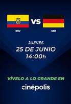 ECUADOR VS ALEMANIA
