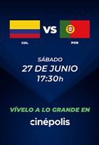COLOMBIA VS PORTUGAL