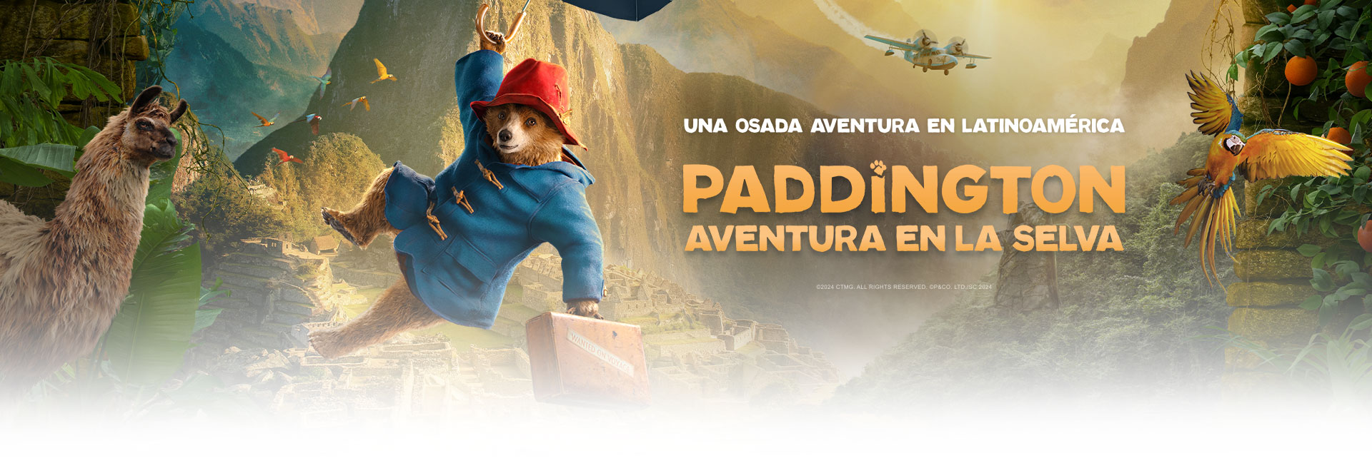 Banner Paddington Aventura En La Selva | Garantía Cinépolis