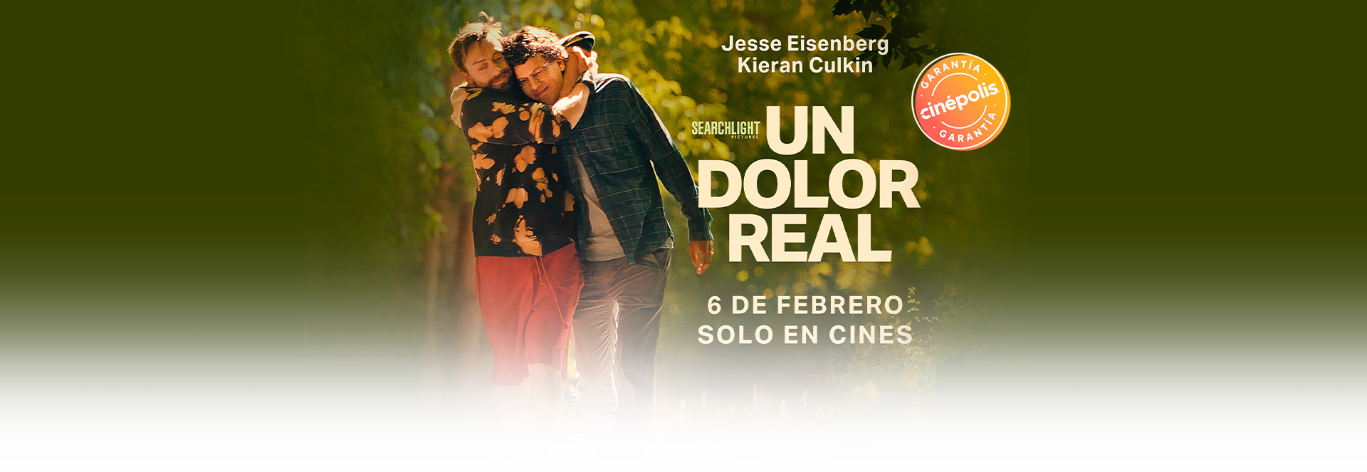 Banner Un Dolor Real | Garantía Cinépolis