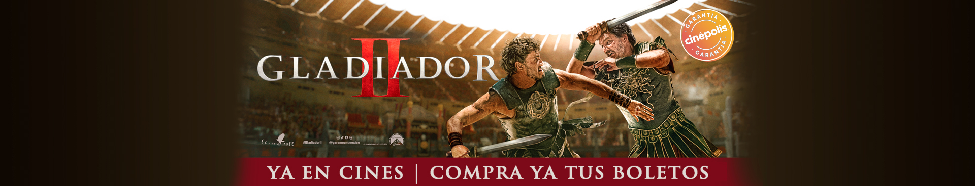 Estreno Gladiador II