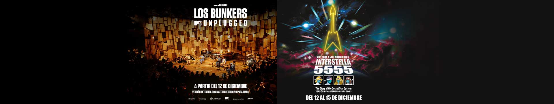 Mas Que Cine MTV Unplogged Los Bunkers/ Daft Punk