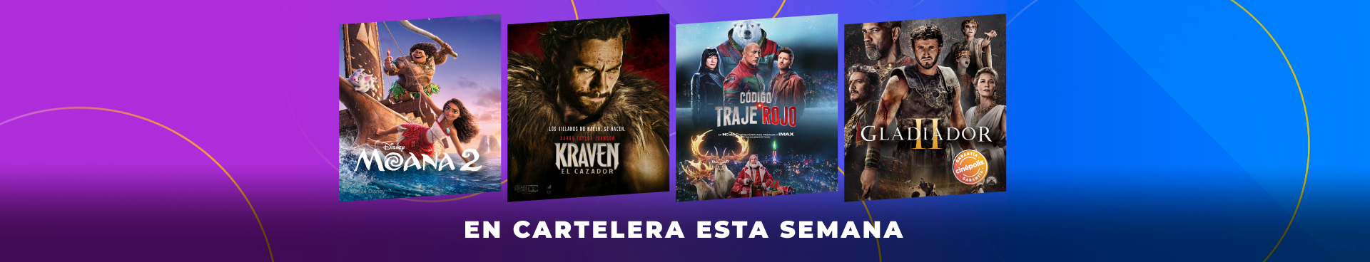 En Cartelera Moana 2 / Kraven El Cazador