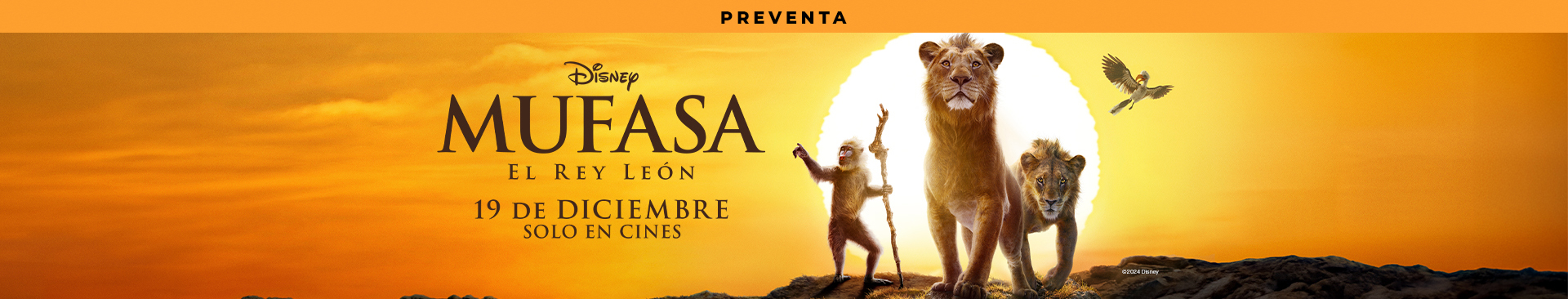 Preventa Mufasa El Rey León