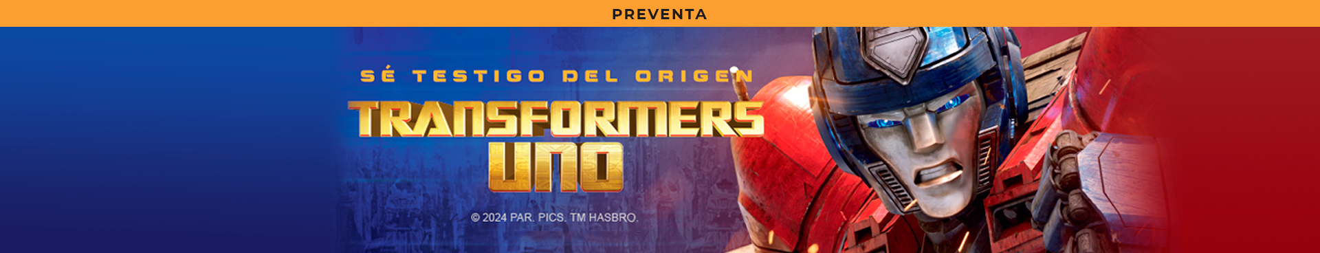 Preventa Transformers Uno