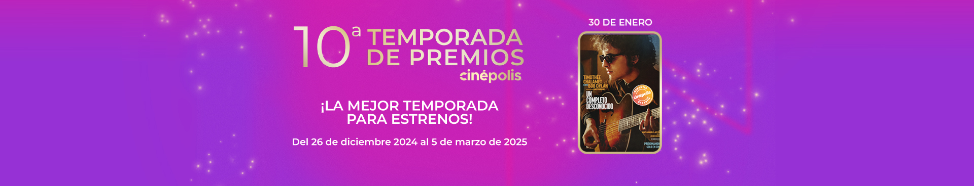 Estreno Un Completo Desconocido Temporada de Premios