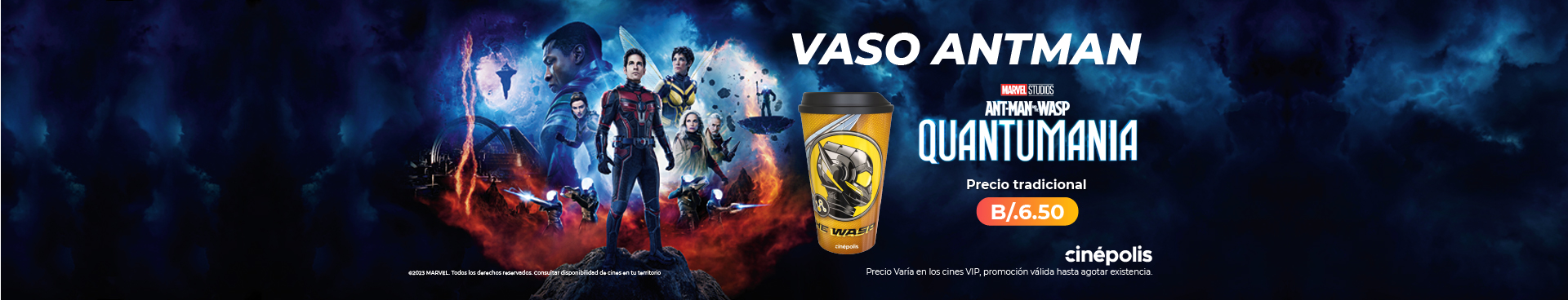 Vaso Promocional Ant-Man