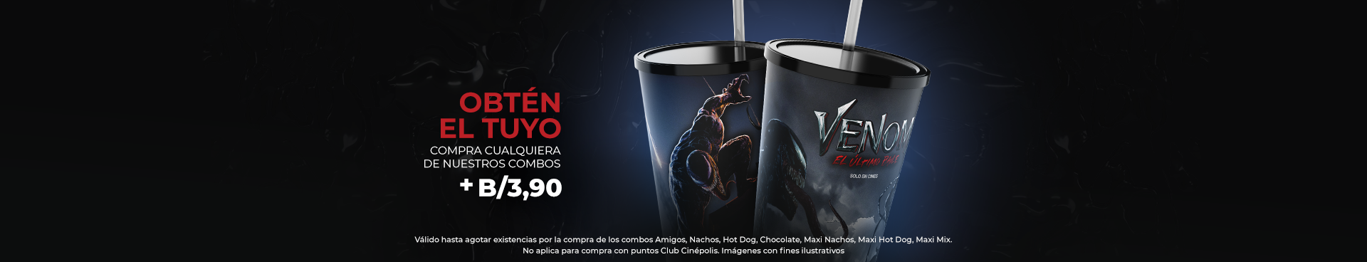 promo vasos venom