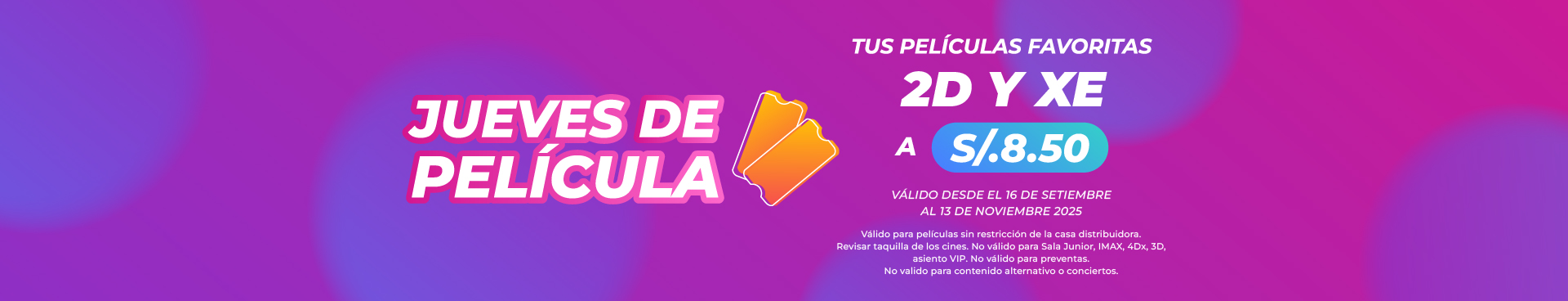 Peliculas 2D y XE