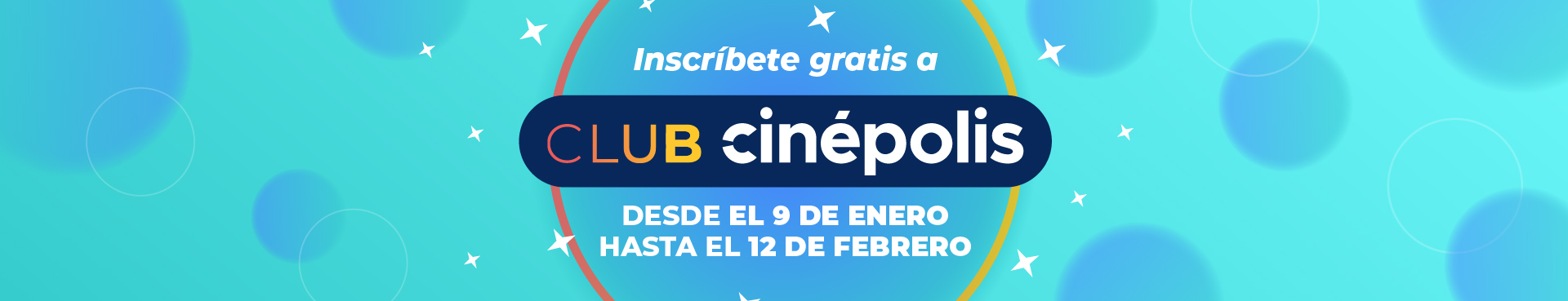 Inscríbete gratis a Club Cinépolis 