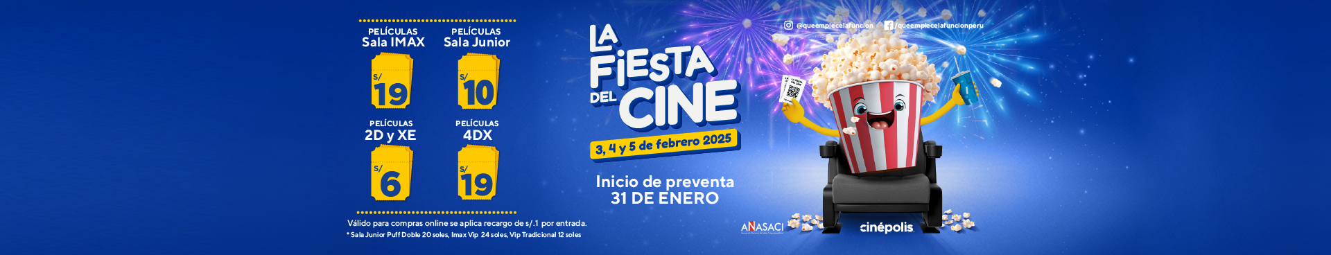 Promo La Fiesta del cine