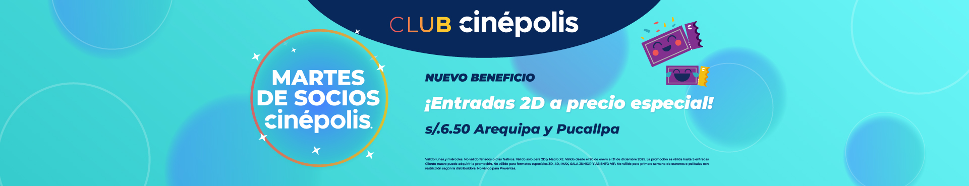 Promo Martes de socios Cinépolis