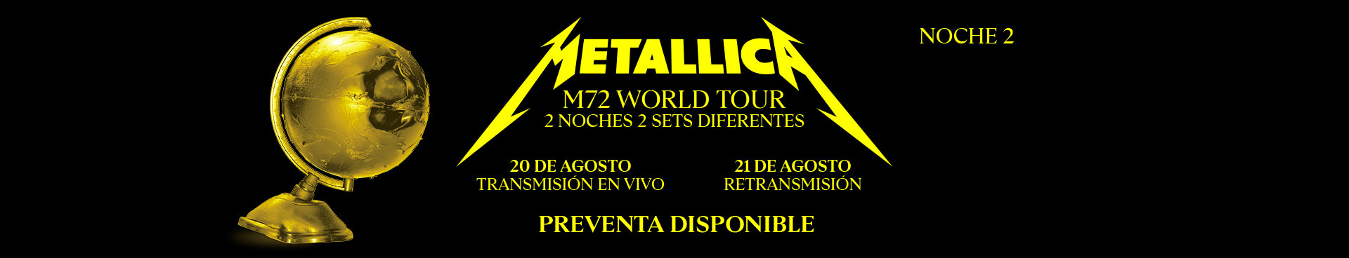  METALLICA: M72 WORLD TOUR LIVE FROM TX DOS