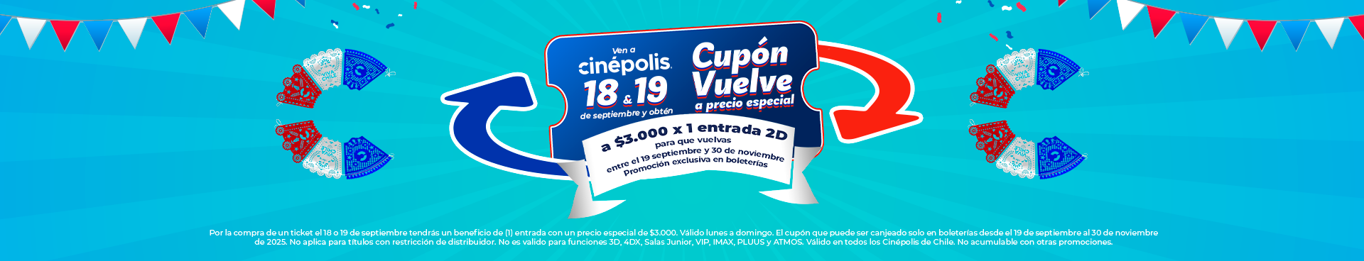 Cupón Vuelve