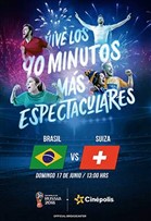 WC2018 Brasil vs Suiza Poster de: WC2018 Brasil vs Suiza