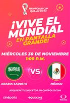 WC22: Arabia Saudita vs México