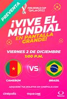WC22: Camerún vs Brasil