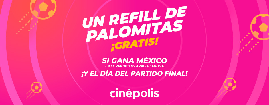 Promo Mundial Refill De Palomitas