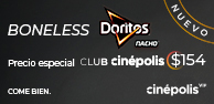 Boneless doritos Club cinépolis