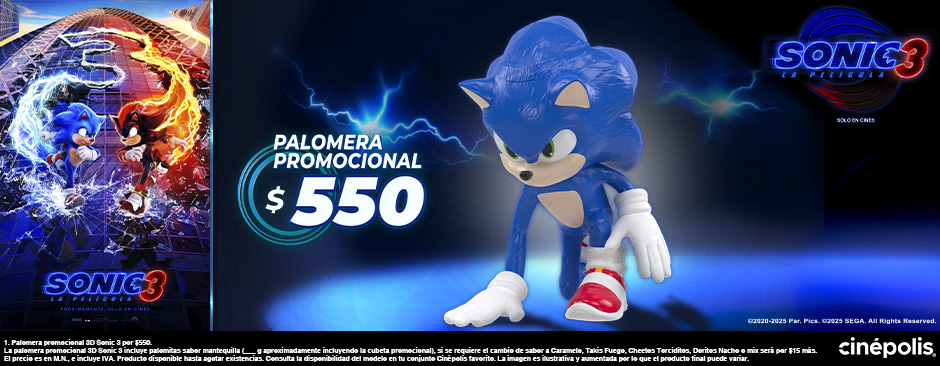 Promocionales sonic 3