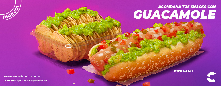 Nachos Hot Dog Guacamole