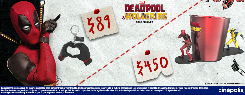 Promocionales Deadpool y Wolverine