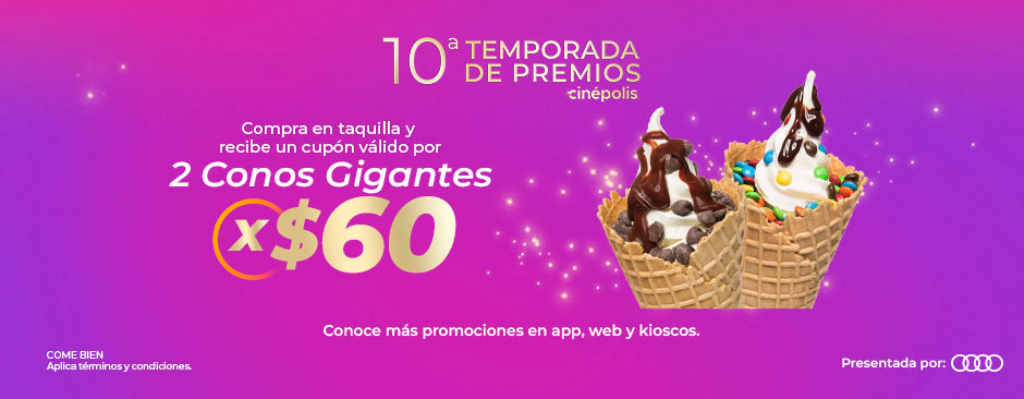 Temporada de premios conos gigantes 60