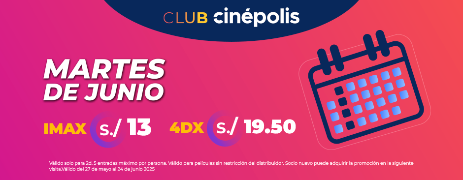 PROMOCIÓN PARA IMAX Y 4DX