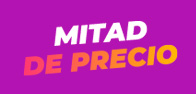 mitad de precio