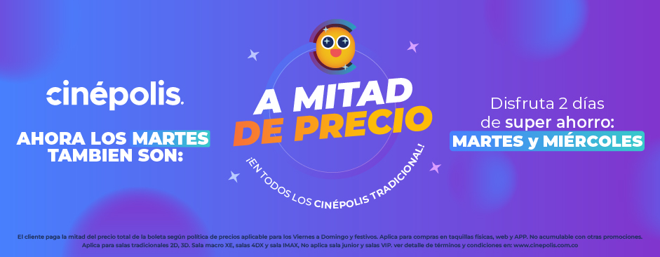 mitad de precio