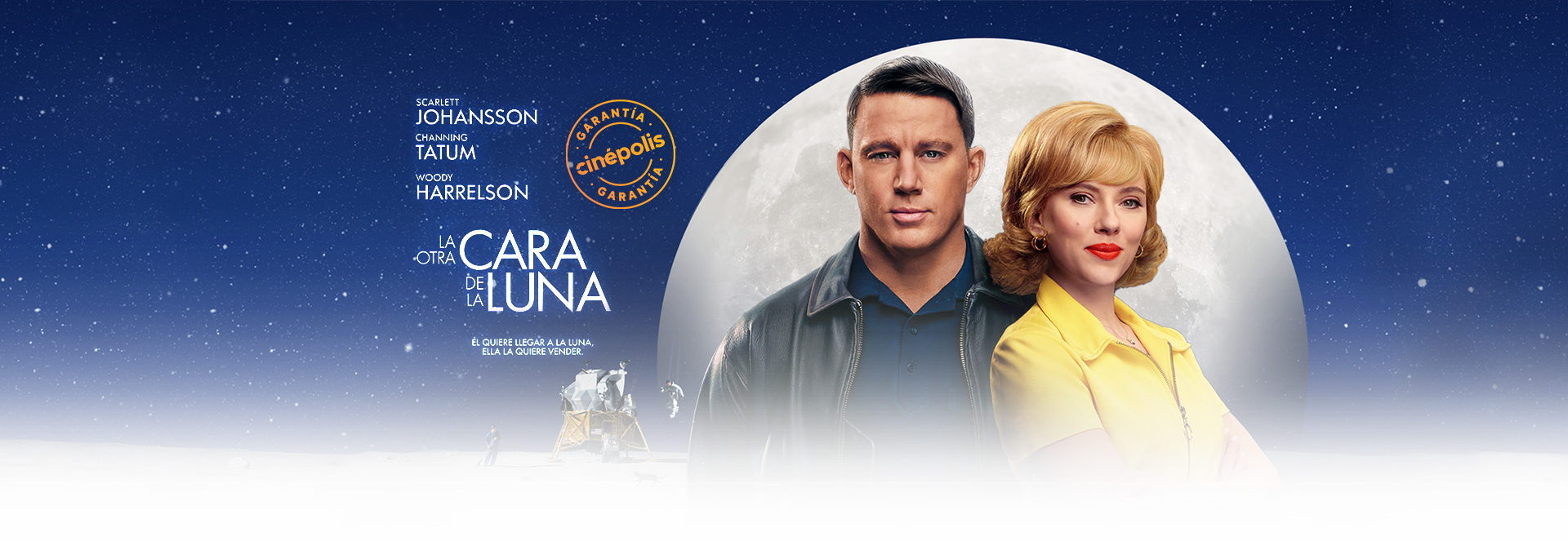 Banner La Otra Cara de La Luna | Garantía Cinépolis