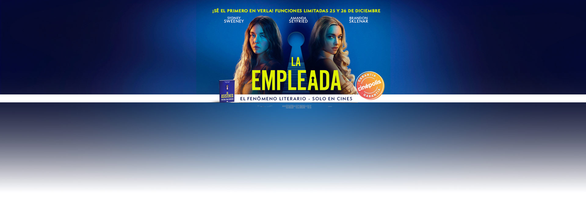 Banner La empleada | Garantía Cinépolis