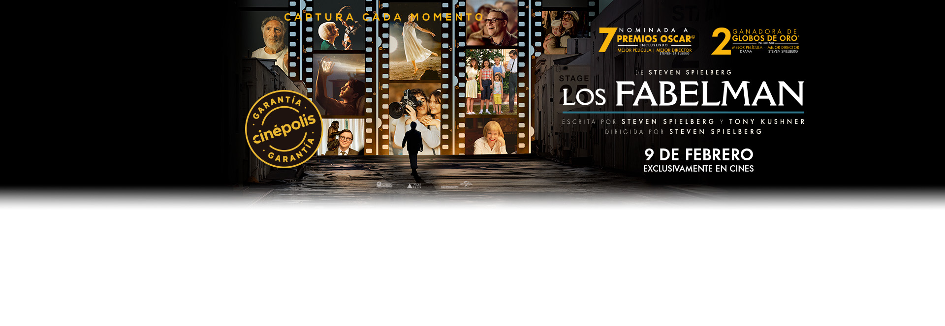 Banner LOS FABELMANS | Garantía Cinépolis