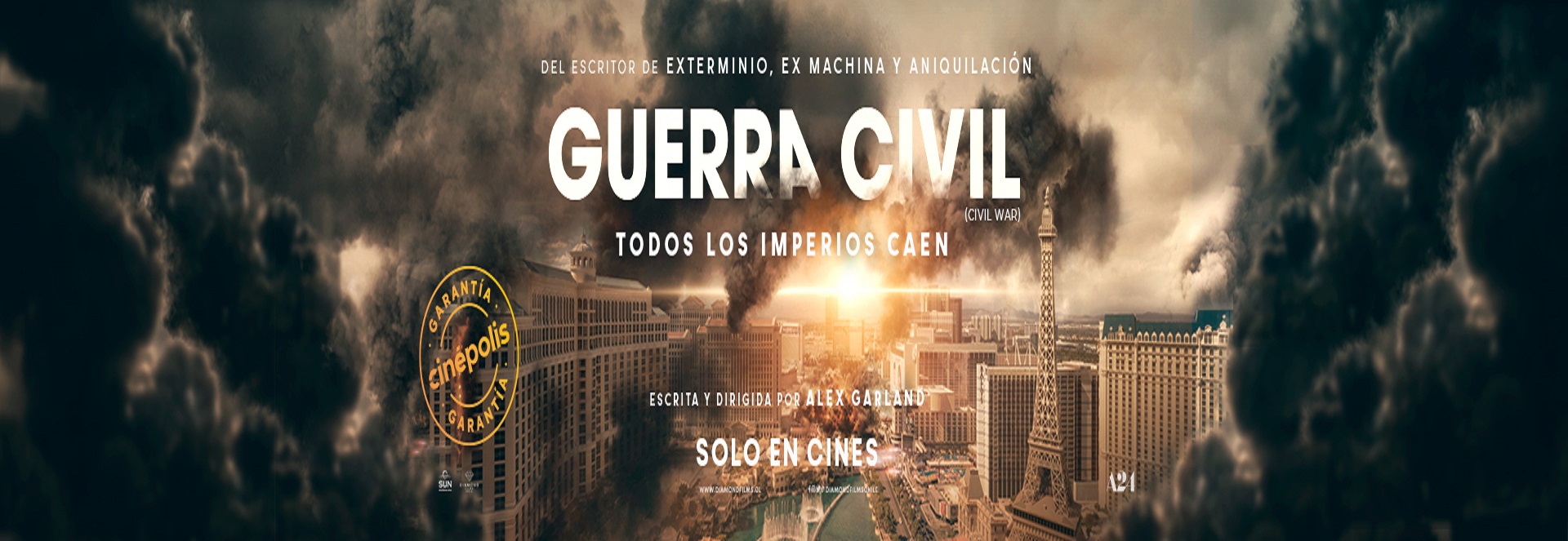 Banner GUERRA CIVIL | Garantía Cinépolis