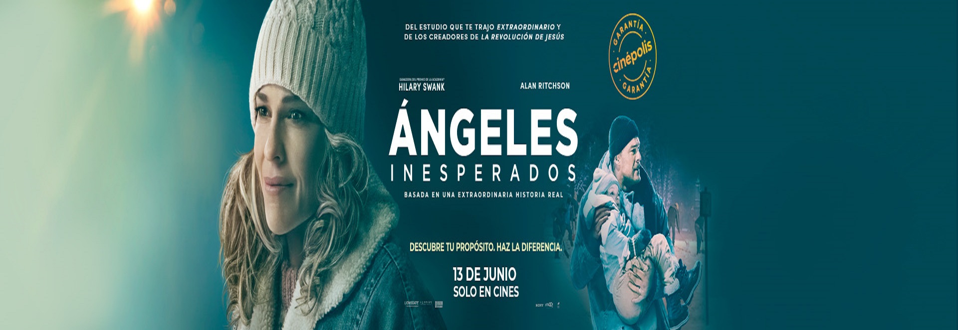 Banner ANGELES INESPERADOS | Garantía Cinépolis