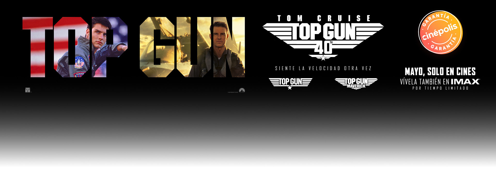 Banner TOP GUN 40 | Garantía Cinépolis