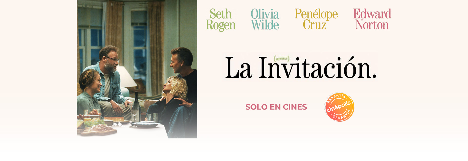 Banner LA INVITACION | Garantía Cinépolis