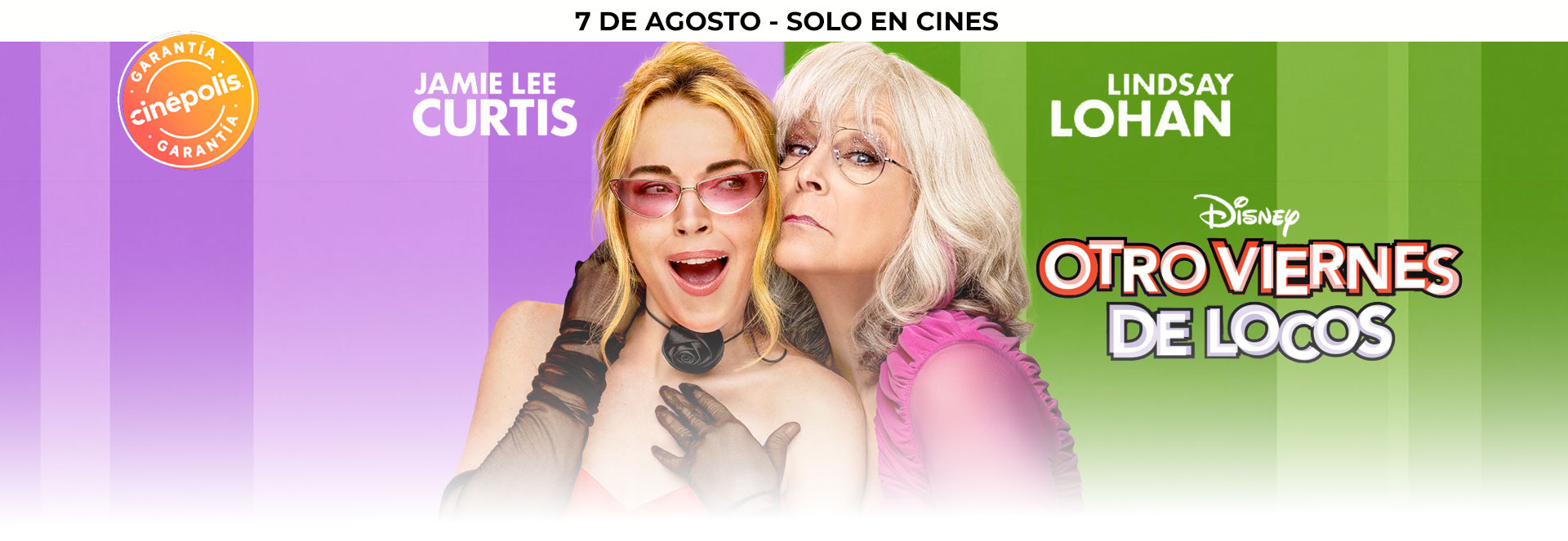 Banner Otro viernes de locos | Garantía Cinépolis