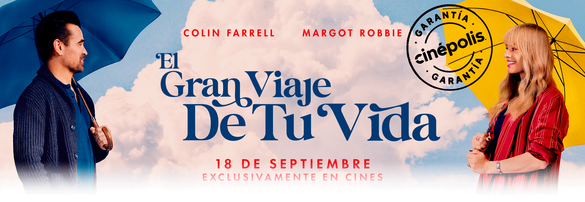 Banner El gran viaje de tu vida | Garantía Cinépolis